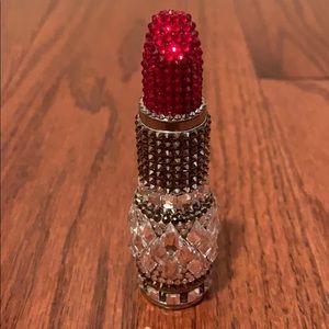 Judith Leiber Couture Crystal Lipstick Pill Box